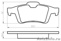 Тормозные колодки  для  FORD FOCUS II, C-MAX, MAZDA 3-5, VOLVO C30 - V50 - Изображение #1, Объявление #23751