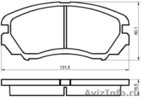 Тормозные колодки QUATTRO FRENI — HYUNDAI SONATA, ELANTRA I, TUCSON  - Изображение #1, Объявление #23752