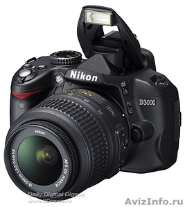Зекральный фотоаппарат Nikon D3000 Kit vr 18-55 - Изображение #1, Объявление #89362