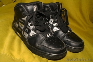 Черные кожанные кроссовки FuBu 41 размера - Изображение #1, Объявление #140581
