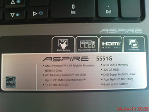 ноутбук Acer Aspire5551G - Изображение #2, Объявление #283830