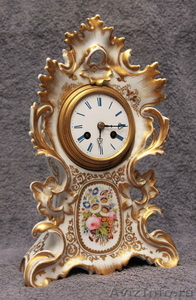Фарфоровые  настольные часы Франция 18 век - Изображение #1, Объявление #498009