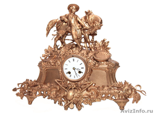 Старинные каминные часы Германия 19 век - Изображение #1, Объявление #584385