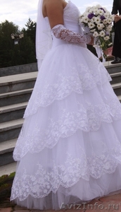  свадебное платье c небольшим шлейфом - Изображение #1, Объявление #618522