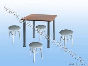 Столы обеденные, табуреты на металлокаркасе	 - Изображение #1, Объявление #652331