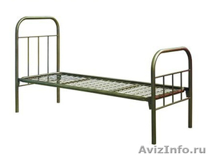 кровати металлические одноярусные, кровати двухъярусные для рабочих и общежитий - Изображение #6, Объявление #696155