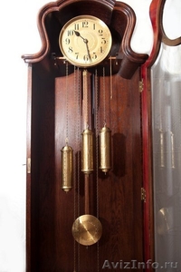 Старинные четвертные напольные часы Германия нач. ХХ века      - Изображение #3, Объявление #911572