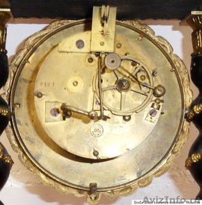 Старинные  французские каминные часы  "Portaluhr"   19 век.        - Изображение #4, Объявление #911576