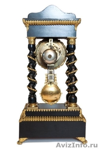Старинные  французские каминные часы  "Portaluhr"   19 век.        - Изображение #3, Объявление #911576
