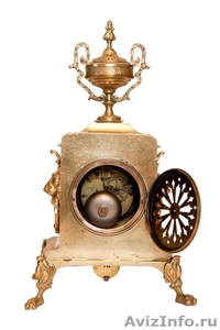 Старинные французские каминные часы середина 19 века - Изображение #3, Объявление #911574