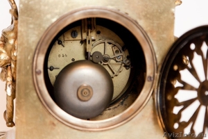 Старинные французские каминные часы середина 19 века - Изображение #4, Объявление #911574