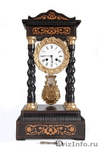 Старинные французские часы  "Portaluhr"  середина 19 века     - Изображение #2, Объявление #981520