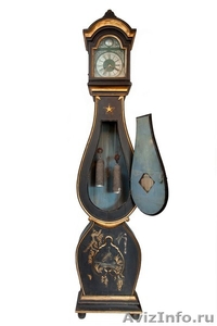 Старинные английские напольные часы на жилах конец 18 нач 19 века.   - Изображение #3, Объявление #981519