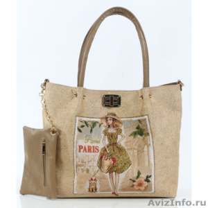 Женская сумка из гобелена 3 в одном со стразами \"Парижанка\" - Изображение #1, Объявление #1026298