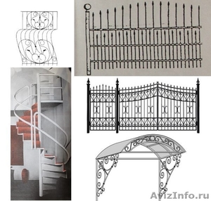 Ворота, заборы, беседки, лестницы, решетки оконные - Изображение #1, Объявление #1071434