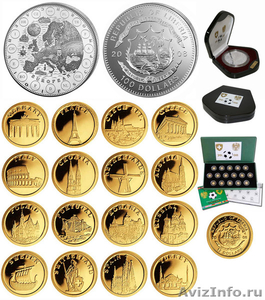 Монета Футбол Евро 2008 Серебро и золото. - Изображение #1, Объявление #1152217