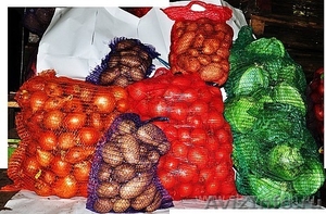 Сетка мешок (овощная сетка) и сетка-рукав вязанная для овощей по низким ценам - Изображение #1, Объявление #1285986