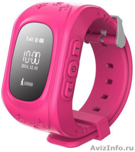 Детские часы маяк KidTracker Q50 (розовые) - Изображение #1, Объявление #1364171