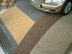 Каменный ковер – наливной пол из цветного песка и гальки для любого вида покрыти - Изображение #4, Объявление #1556049