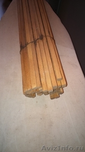 Штапик деревянный, сосна, сухой. Сечение прямоугольное 10 х 10 мм - Изображение #1, Объявление #1626883