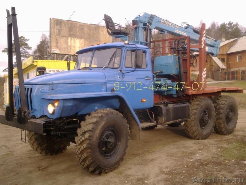 Лесовоз Урал 43204 с новым гидроманипулятором, универсальная площадка - Изображение #2, Объявление #990900