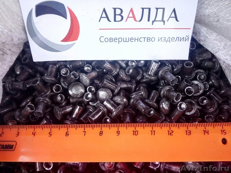 Заклепки полупустотелые, заклепка полупустотелая - Изображение #1, Объявление #1392593